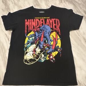 Dungeons And Dragons Graphic T Shirt Black Size Medium 0447